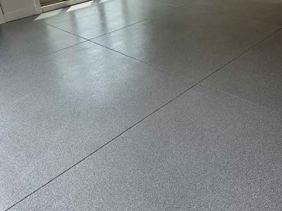 Clear Epoxy Over Tile Floor